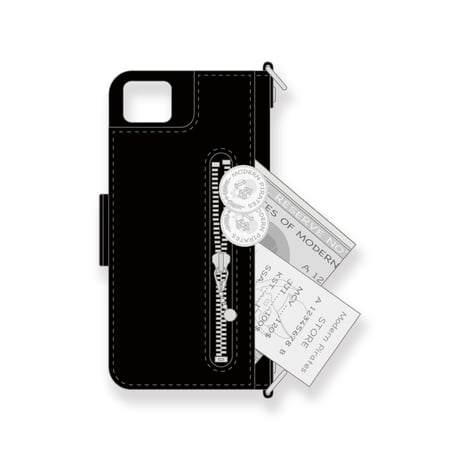 Leather iPhone Wallet Case / Frog Spots Design