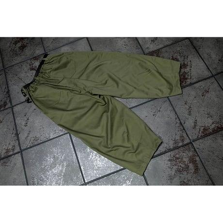 Leisurely pants / High Count Twill Fabric ( Olive )