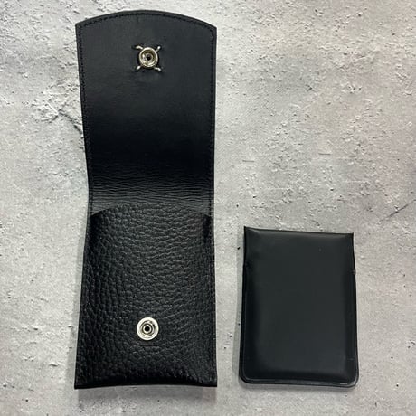 Leather Mobile Ashtray /  ModernPirtaes Skull Face Spots Design