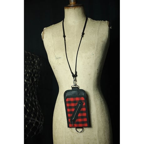 Multi Smartphone Pocket Pouch / Buffalo Check Design