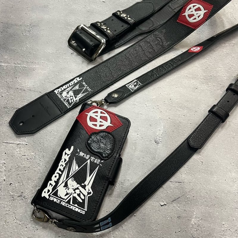 【ケース、ストラップ追加11096】EPIPHONE by Gibson Amazon | RightOn! STRAPS ピックケース PICK POUCH LEATHER BLACK
