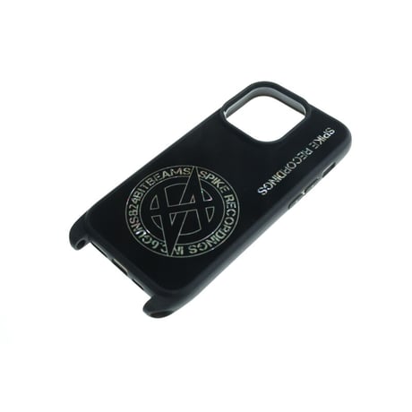 【 HISASHI×MP Shellwork Shoulder Hook Smartphone Case / SPIKE RECORDINGS Design ( Black ) 】