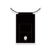Hanging Smartphone Wallet / Modern Pirtaes Skull Face Spots Design