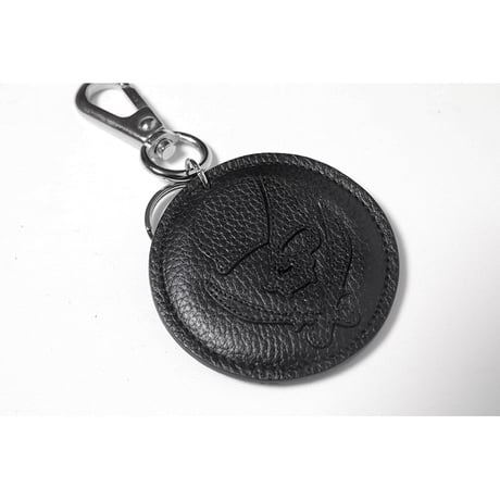 Leather Key Holder /  ModernPirtaes Skull Design