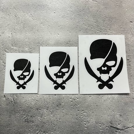 【 Cutting Sticker / Modern Pirtaes Skull Design 】