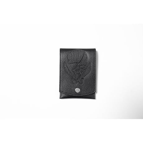 Leather Mobile Ashtray /  ModernPirtaes Skull Design