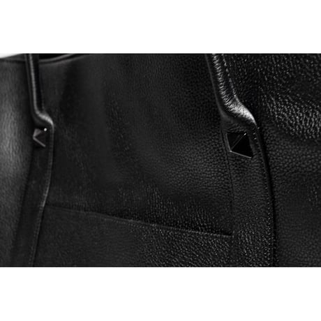 Leather Large Tote Bag 001 / 2Pyramid Design