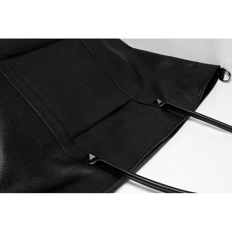 Leather Large Tote Bag 001 / 2Pyramid Design