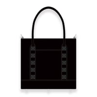Leather Smal Tote Bag 001 / Pyramid Spots Design