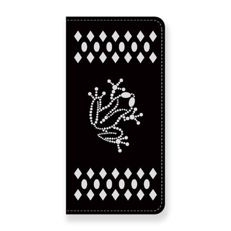 Leather Long Wallet / Frog Spots Design