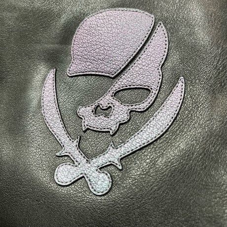 Leather Sacoche / Modern Pirates Skull Design