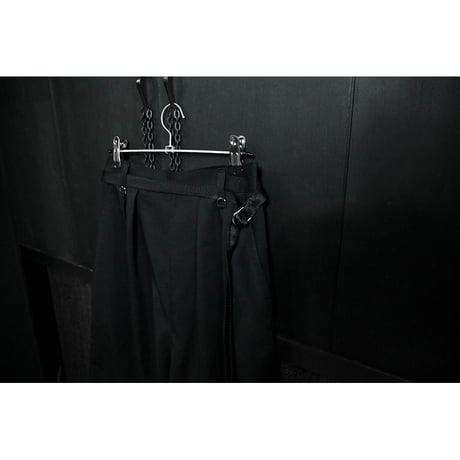 Leisurely pants / High Count Twill Fabric ( Black )