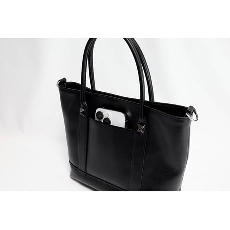 Leather Smal Tote Bag 001 / 2Pyramid Design
