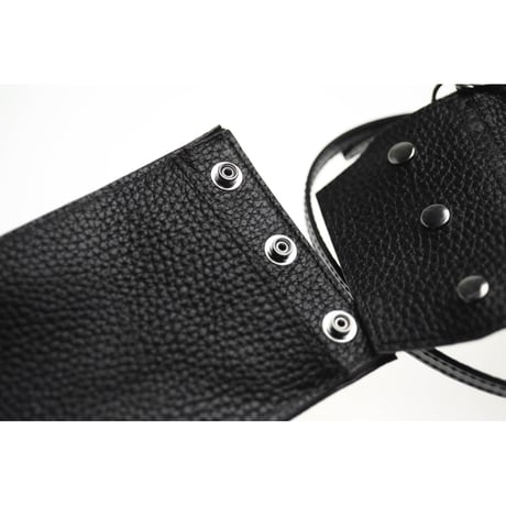 Lid Replacement Leather Smart Phone Sholder Pouch / ModernPirates Skull Face Design