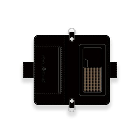 【 柩×Modern Pirates Leather Smartphone Wallet Case / Spots Owl Design 】＊iPhone以外の汎用モデル