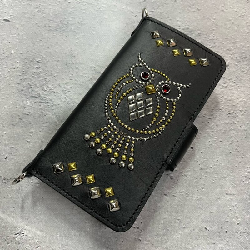 レア　ModernPirates×ピエール中野　コラボ　スクエアウォレット 柩×Modern Pirates Leather iPhone Wallet Case /