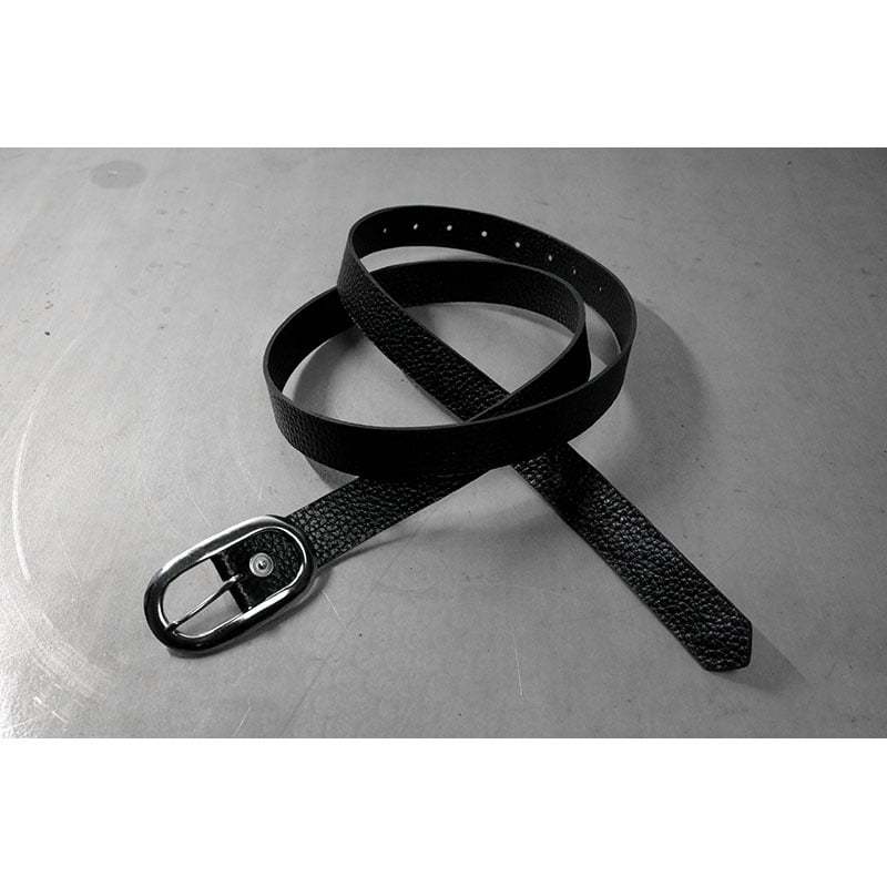 24mm Genuine Leather Narrow Hanging Belt / 1Row