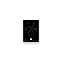 Leather Mobile Ashtray /  ModernPirtaes Skull Design