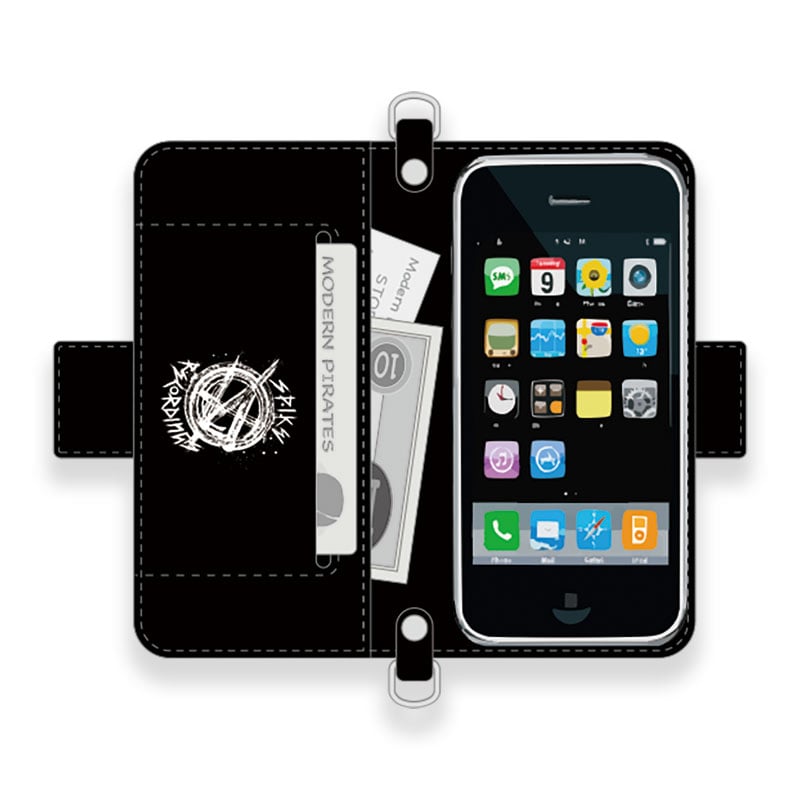 HISASHIxMP Leather iPhone Wallet Case / Twins D