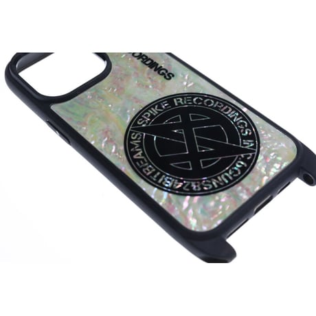 【 HISASHI×MP Shellwork Shoulder Hook Smartphone Case / SPIKE RECORDINGS Design 】