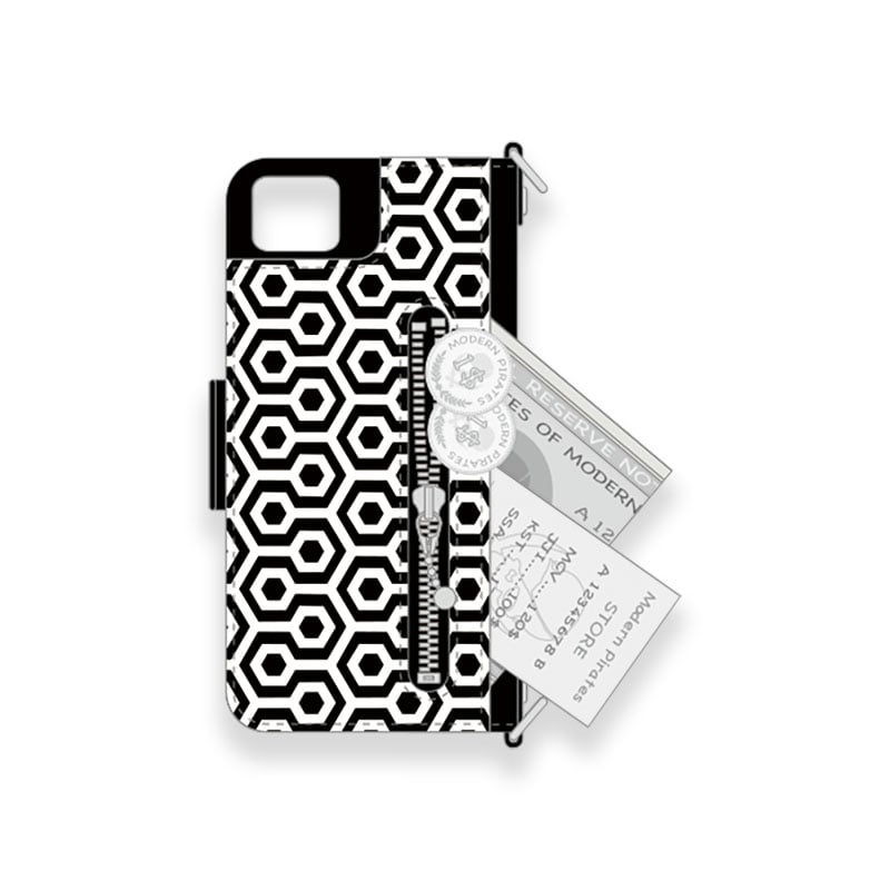 HISASHIxMP Leather iPhone Wallet Case / Twins D