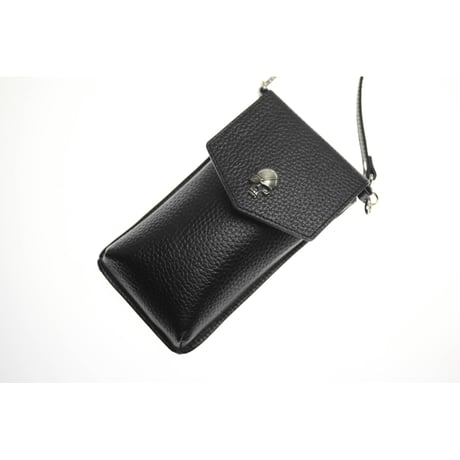 Lid Replacement Leather Smart Phone Sholder Pouch / ModernPirates Skull Face Design