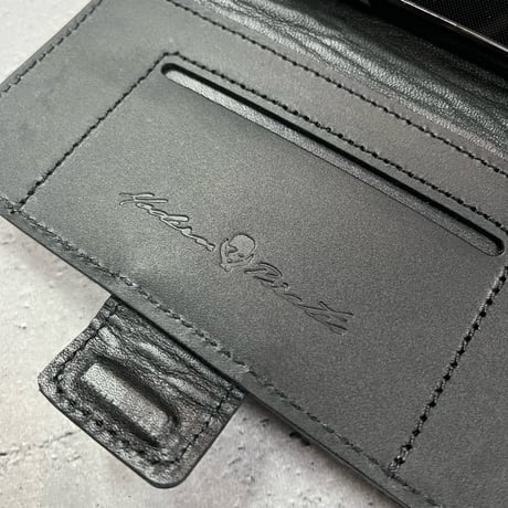 【 柩×Modern Pirates Leather iPhone Wallet Case / Spots Owl Design 】＊iPhone専用モデル