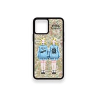 MagSafe仕様【 HISASHI×MP Shellwork iPhone Case / Twins Design 】