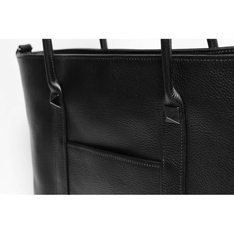 Leather Medium Tote Bag 001 / 2Pyramid Design