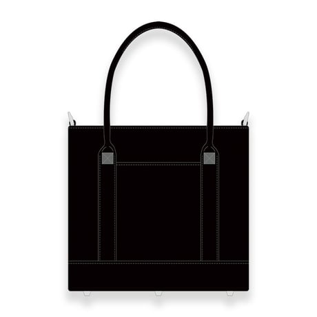 Leather Smal Tote Bag 001 / 2Pyramid Design