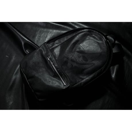 Leather Back Pack / ModernPirates Skull Design