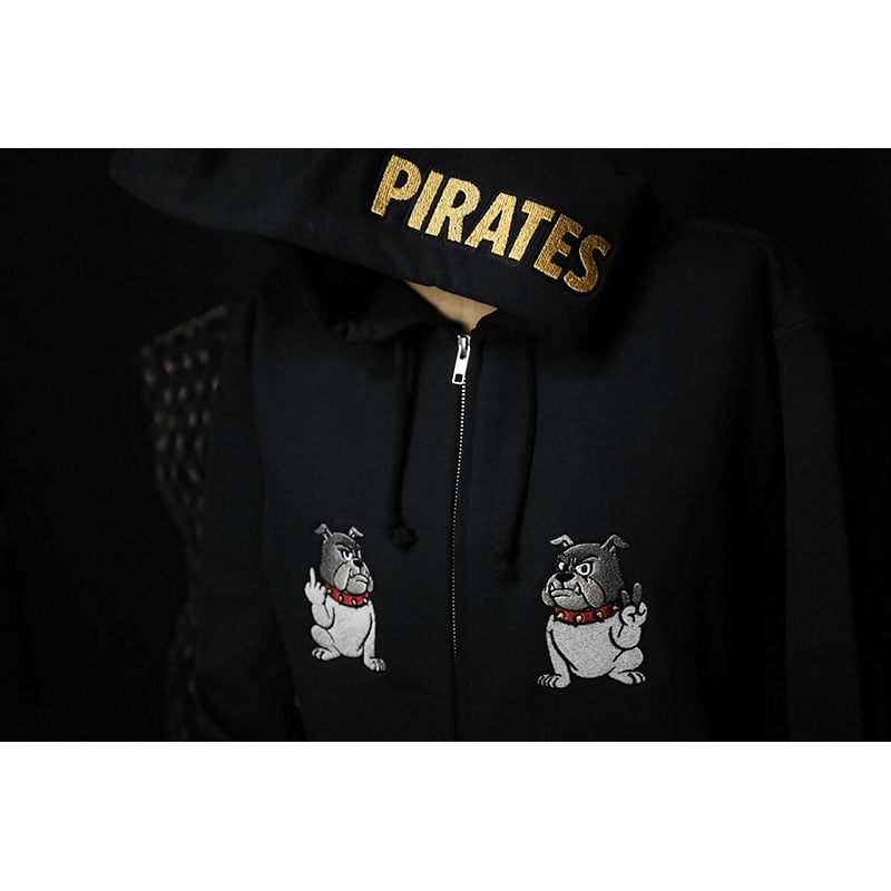 完全受注生産 12.4oz Heavyweight Zip Hoodie / Bulldog