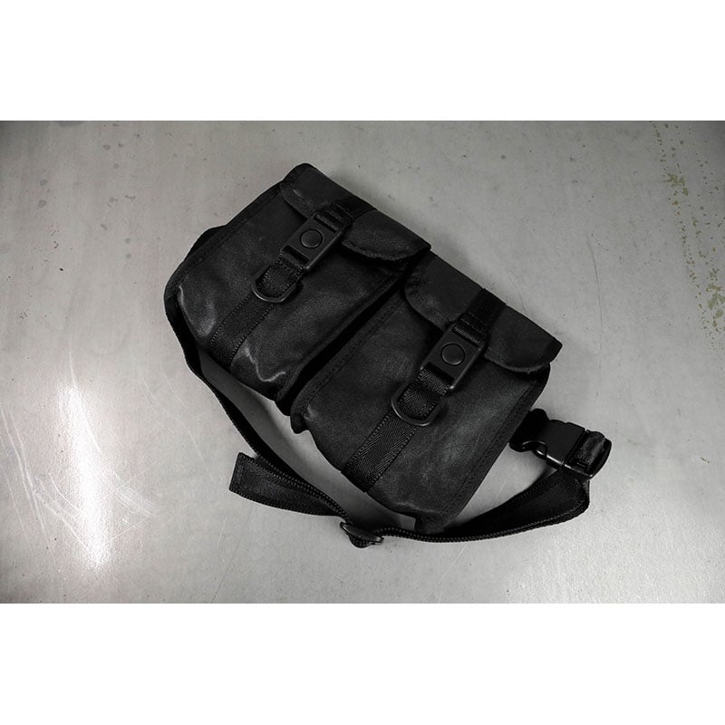 Genuine Leather Tactical Bandolier Pouch / Doub