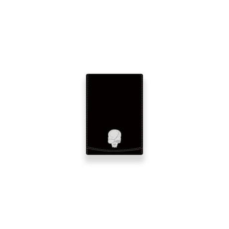 Leather Mobile Ashtray /  ModernPirtaes Skull Face Spots Design
