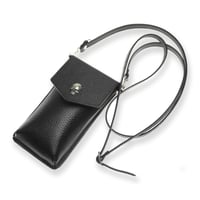 Lid Replacement Leather Smart Phone Sholder Pouch / ModernPirates Skull Face Design