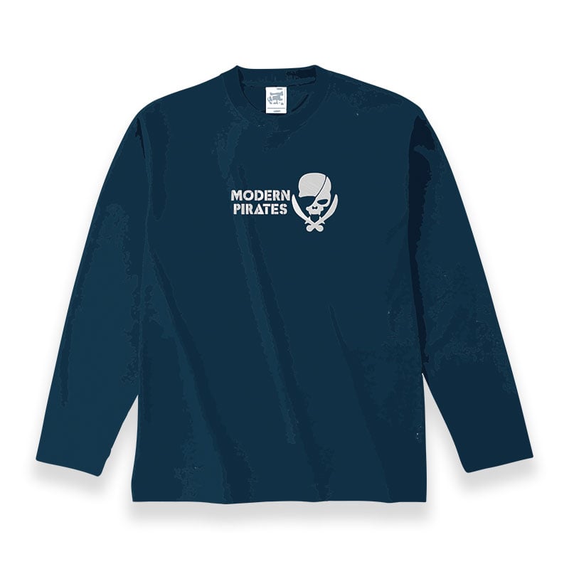 Long sleeve T-shirt (リブ無し) / ModernPirates Skul Long sleeve T-shirt (リブ無し) / ModernPirates Skul