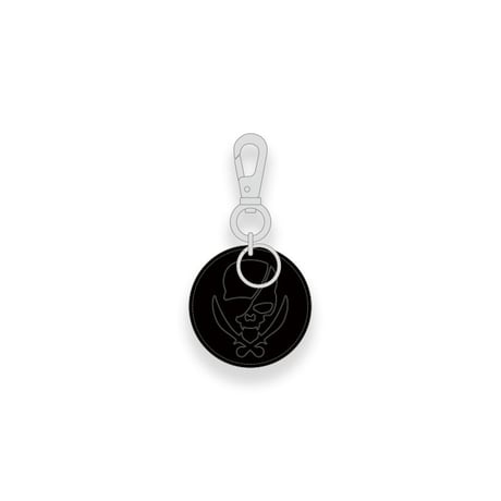 Leather Key Holder /  ModernPirtaes Skull Design