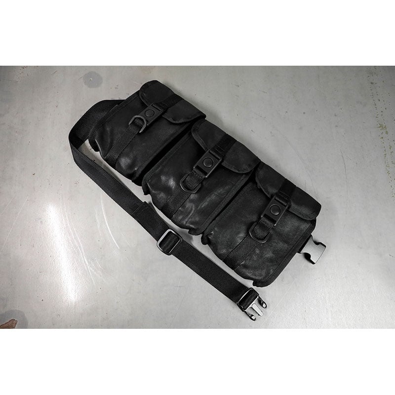 Genuine Leather Tactical Bandolier Pouch / Trip