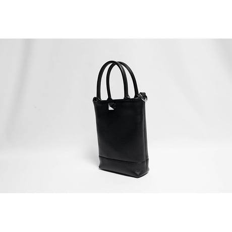 Leather Mini Tote Bag 002 / Pyramid German Hock Design