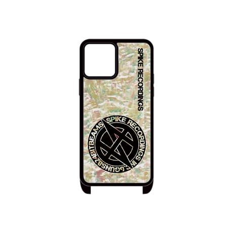 【 HISASHI×MP Shellwork Shoulder Hook Smartphone Case / SPIKE RECORDINGS Design 】