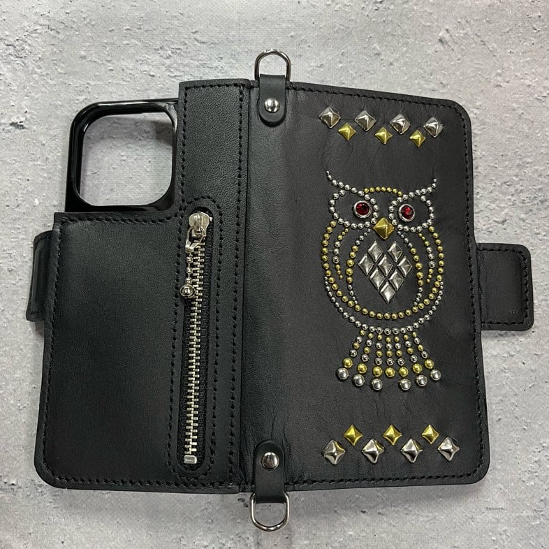 柩×Modern Pirates Leather iPhone Wallet Case /