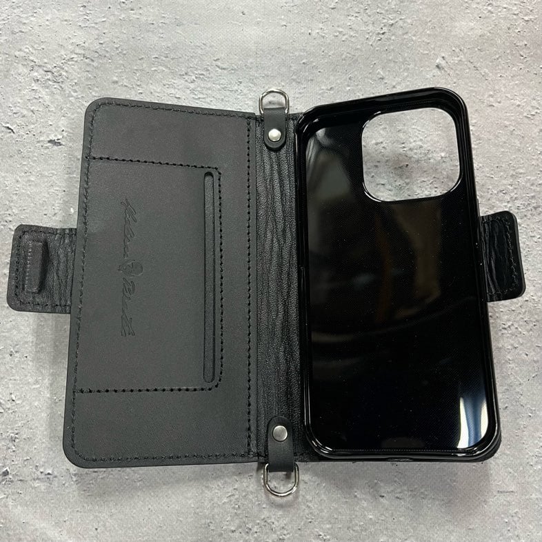 柩×Modern Pirates Leather iPhone Wallet Case /