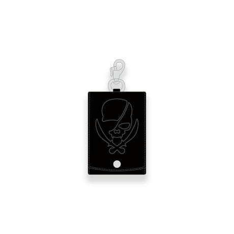 Leather Mobile Ashtray /  ModernPirtaes Skull Design
