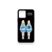 【 HISASHI×MP Shellwork iPhone Case / Twins Design (Black) 】