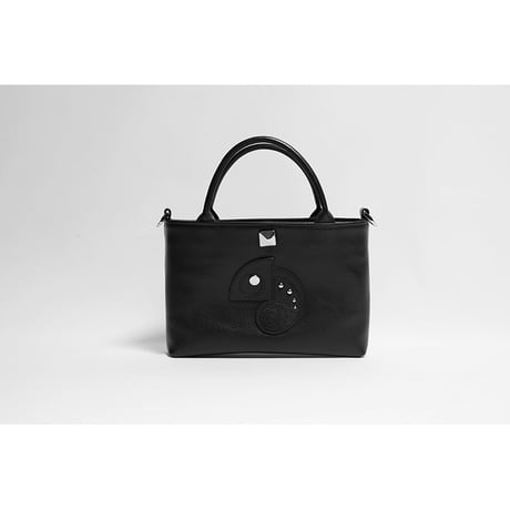 Reon×ModernPirtaes Leather Mini Tote Bag 003 / Pyramid German Hock Reon Mark design 005