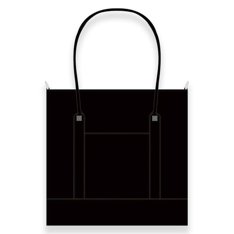 Leather Large Tote Bag 001 / 2Pyramid Design