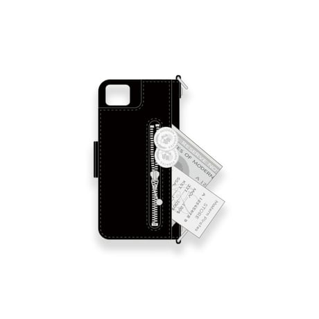 【 柩×Modern Pirates Leather iPhone Wallet Case / Spots Owl Design 】＊iPhone専用モデル