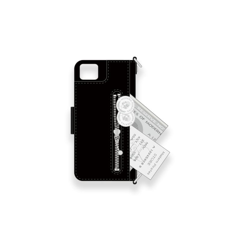 柩×Modern Pirates Leather iPhone Wallet Case /