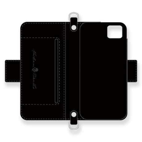 Leather iPhone Wallet Case / Frog Spots Design