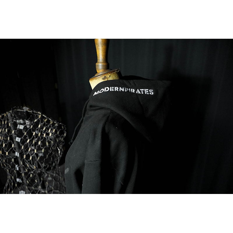 完全受注生産 12.4oz Heavyweight Zip Hoodie / Black Ca